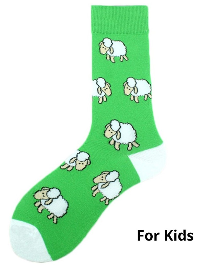 S-I1.2 KS2607-035 Pair of Socks for Kids Size 33-38 Sheep