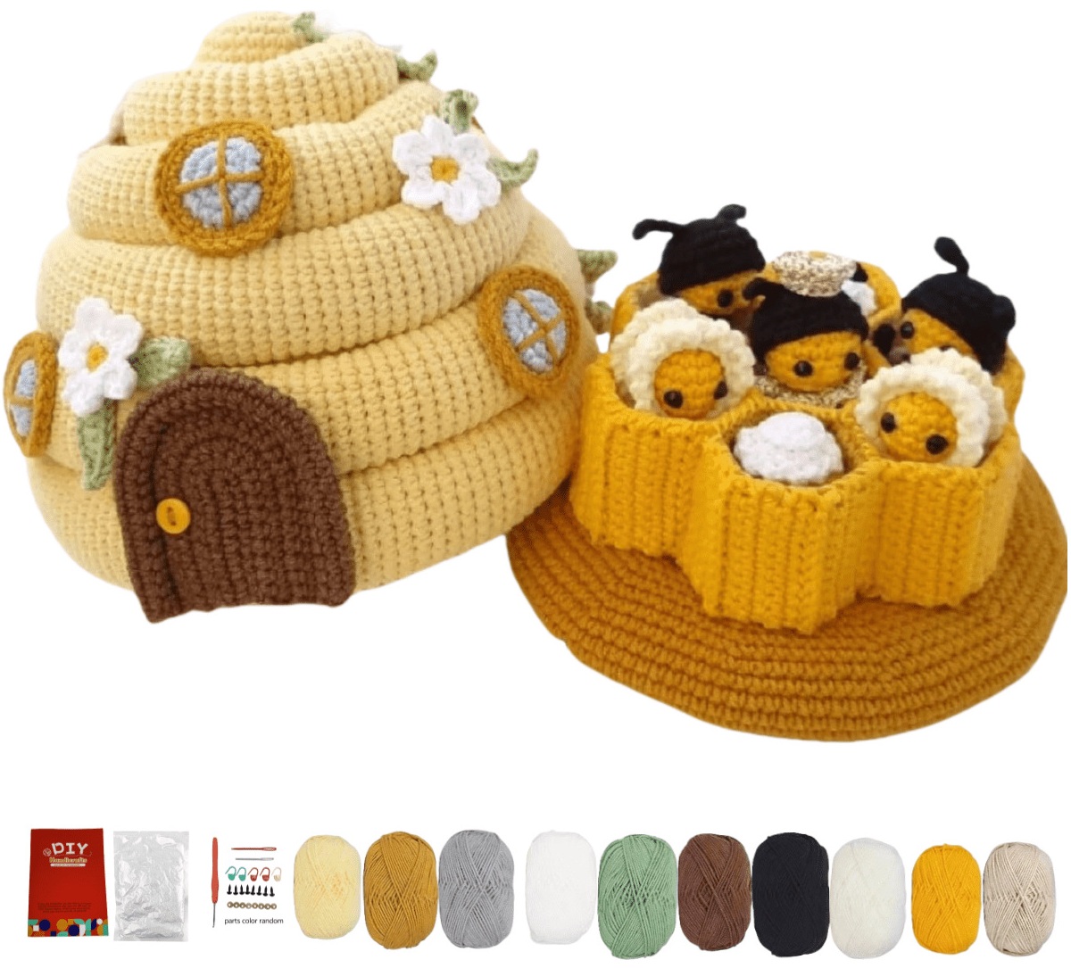 L-C3.1 DIY2604-011 DIY Crochet Kit - Beehive