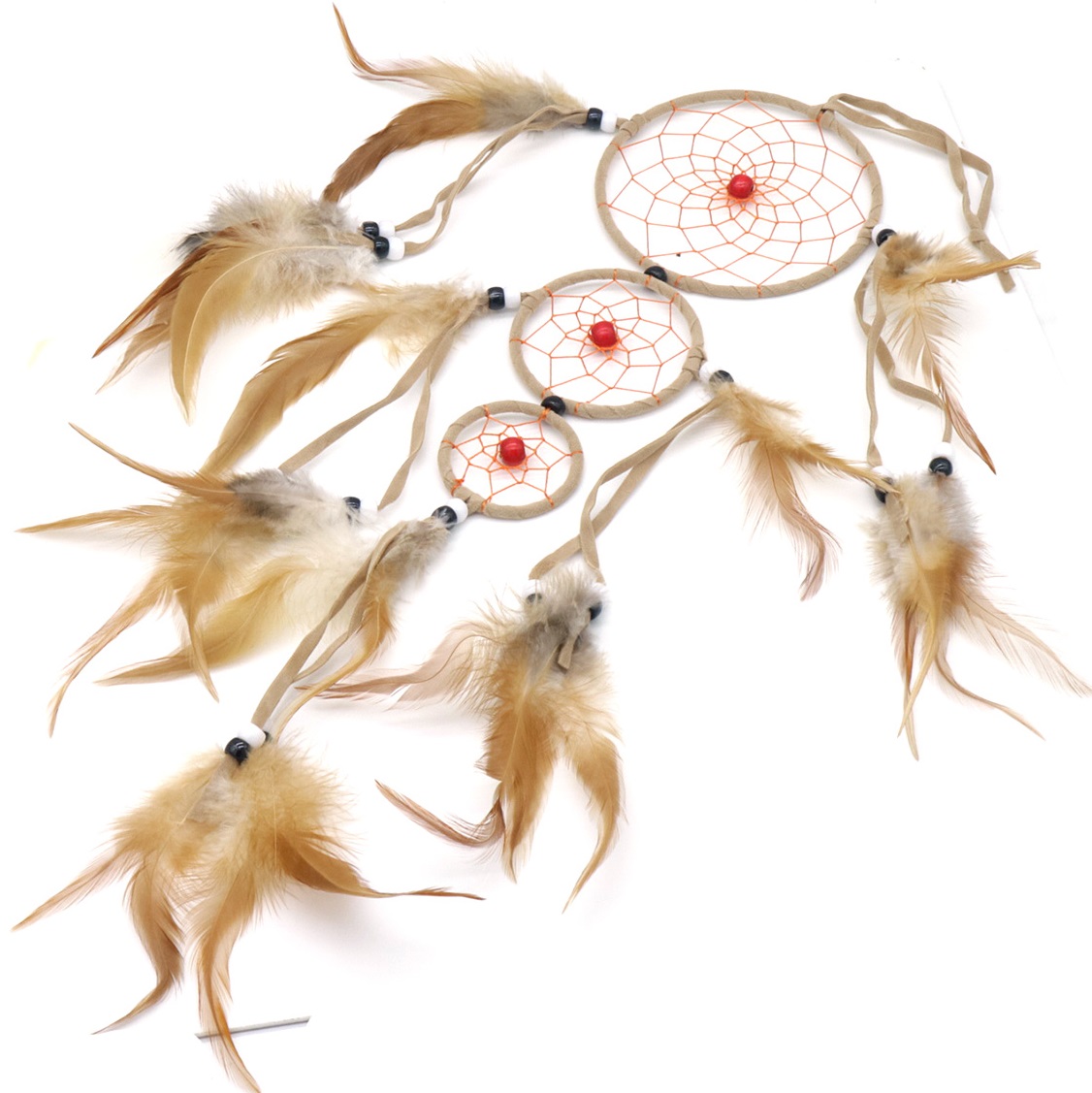L-D3.1  DC915-001B Dream Catcher 50cm Brown