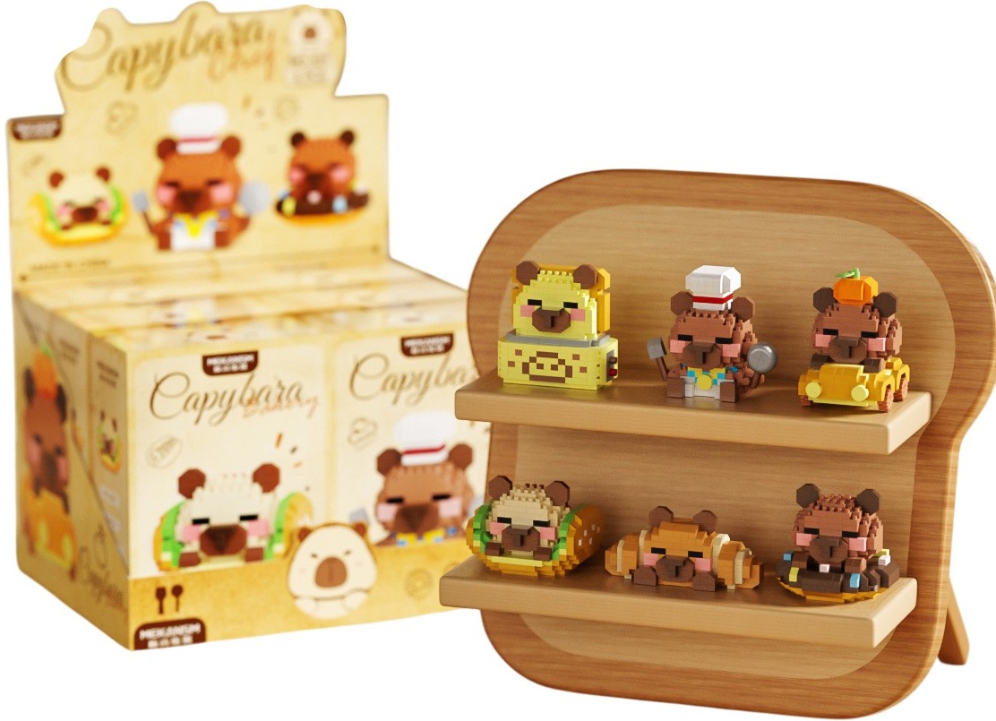 K-D6.1 S31 Mini Building Blocks Capybara - 6pcs