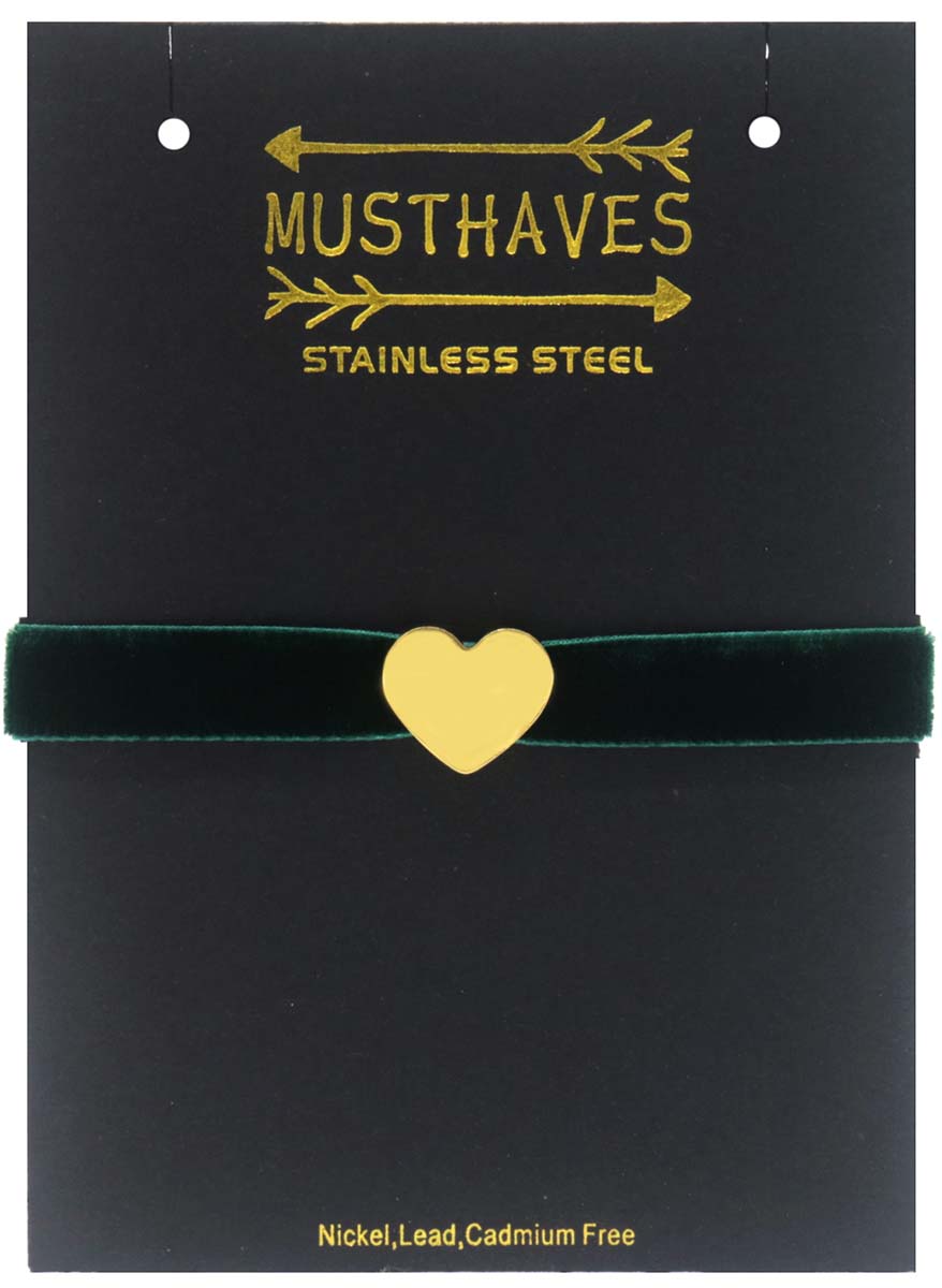 D-B6.3 B221-324 No. 4 S. Steel Bracelet Velvet Green