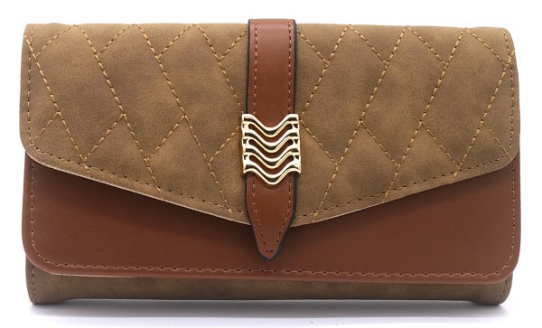 I-A24.1 WA529-150B PU Wallet 20x11x4cm Brown
