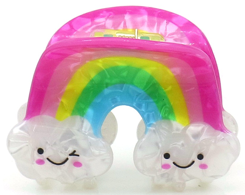 A-A26.1 H1126-020-4 Hair Claw 5cm Rainbow
