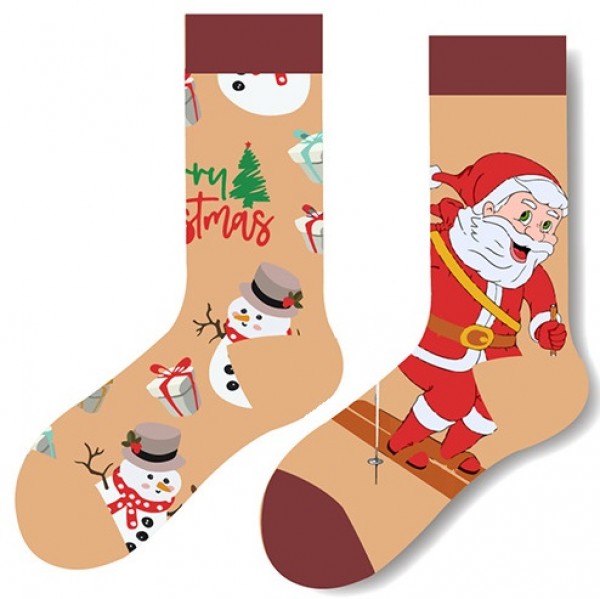 S-A6.5 SOCK2316-704 No. 6 Pair of Socks - 36-43 - Christmas