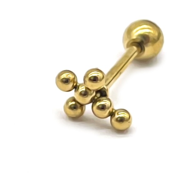 C-B7.5 E620-008G S. Steel 316L Ear Piercing 6mm C-B7.5 E620-008G S. Steel 316L Ear Piercing 6mm