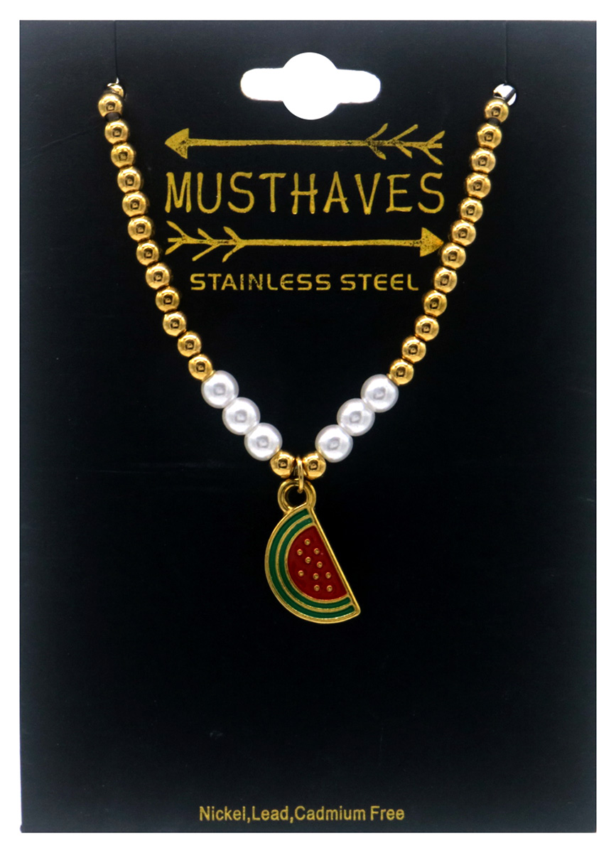 C-F20.1 B2503-055G-1 S. Steel Bracelet Watermelon