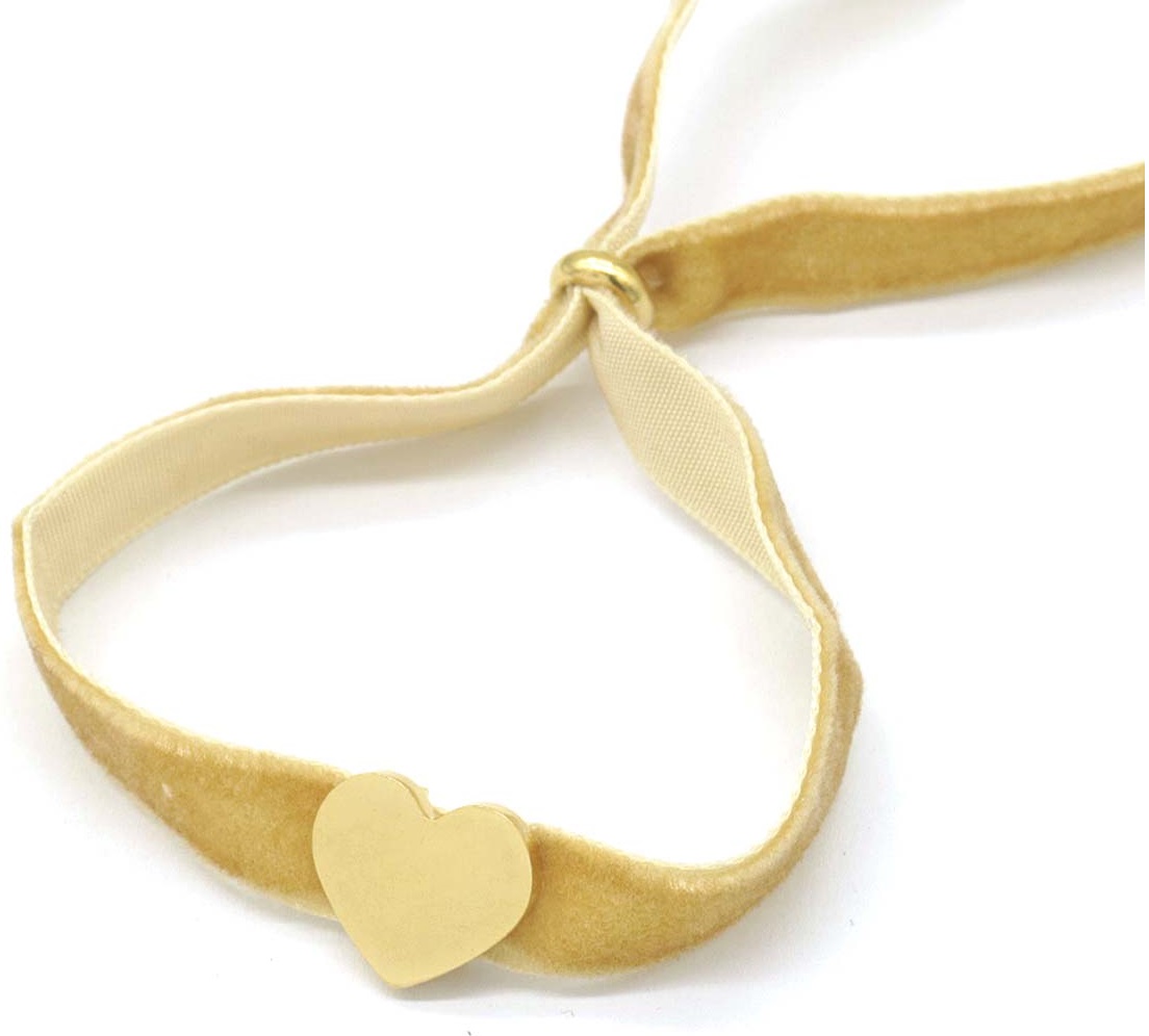 D-A4.1 B221-324 No. 1 S. Steel Bracelet Velvet Gold