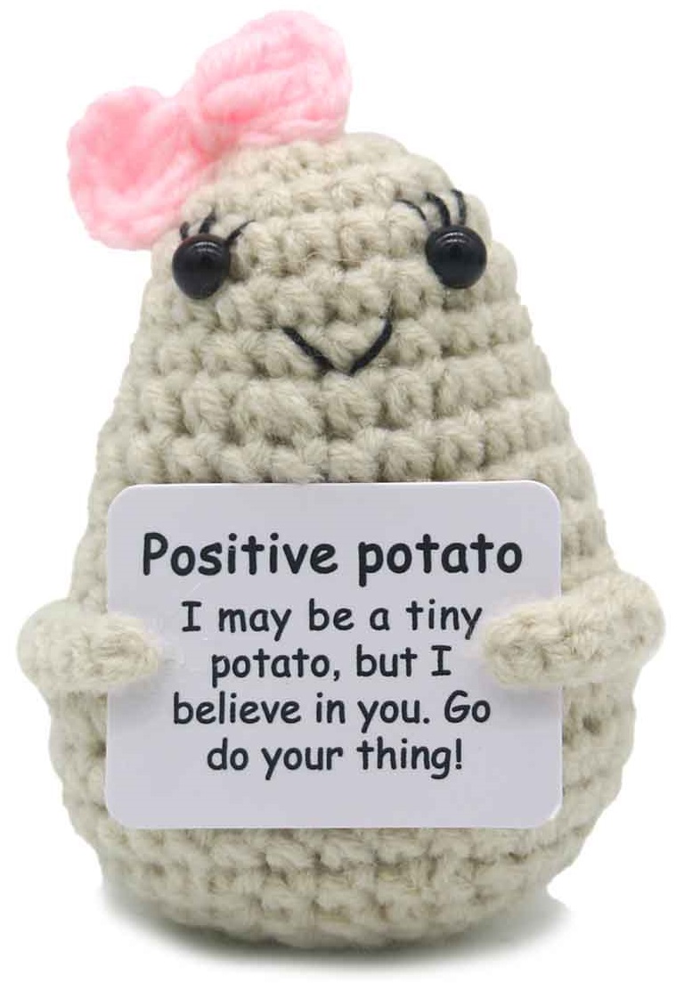 R-K3.2 T2405-008 Knitted Positive Potato 7.5cm