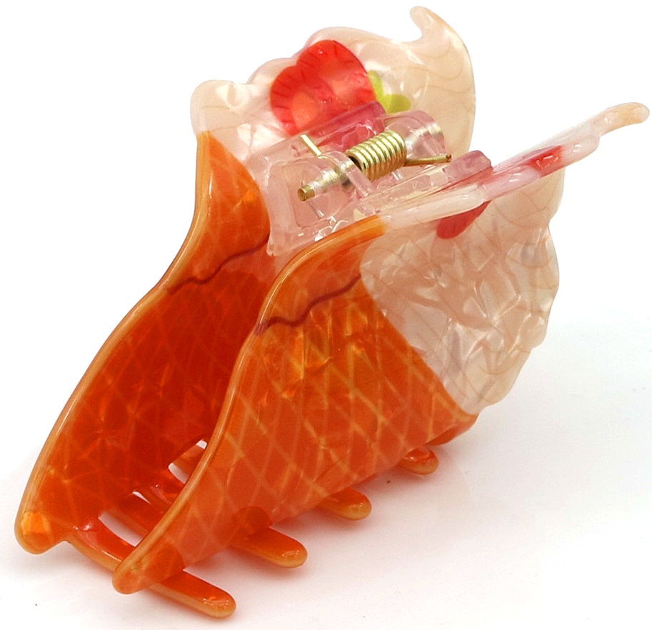 S-F4.4  H1126-011-3 Hair Claw 8cm Icecream