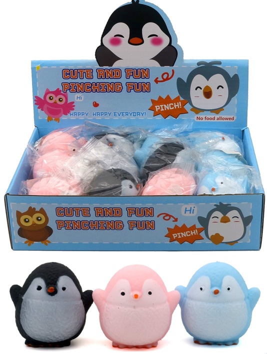 T-L2.1 TOY2535-204 Squishy Penguin - 12pcs
