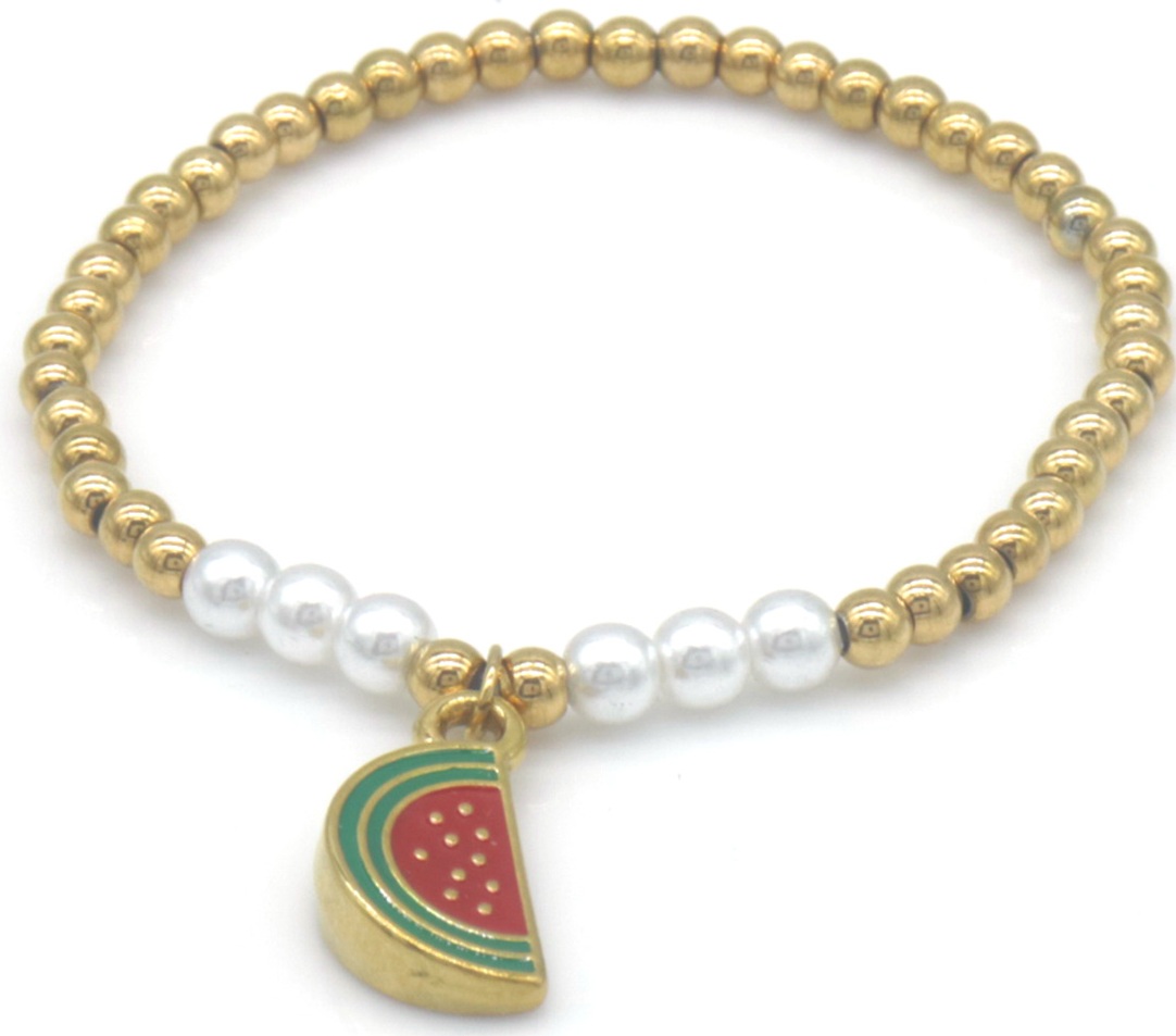 C-F20.1 B2503-055G-1 S. Steel Bracelet Watermelon