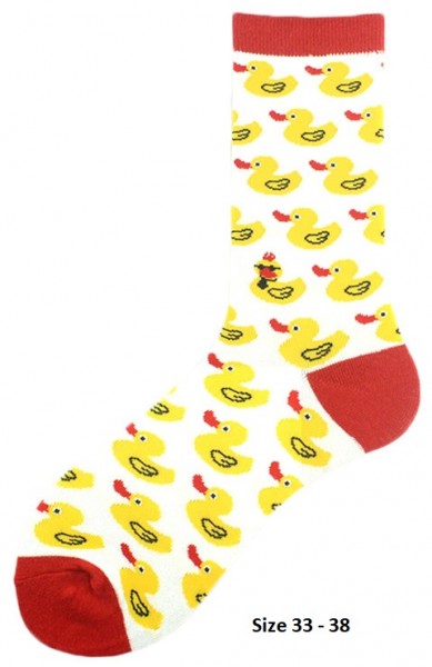 S-I6.2 SOK12 Socks Ducks Size 33 - 38 For Kids