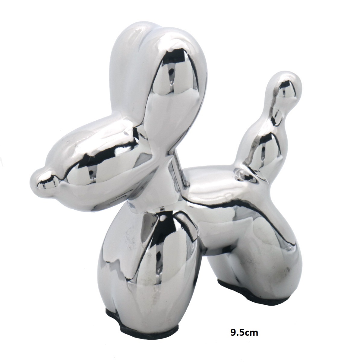 R-D4.1 C952-001S Ceramic Dog Silver 9.5cm