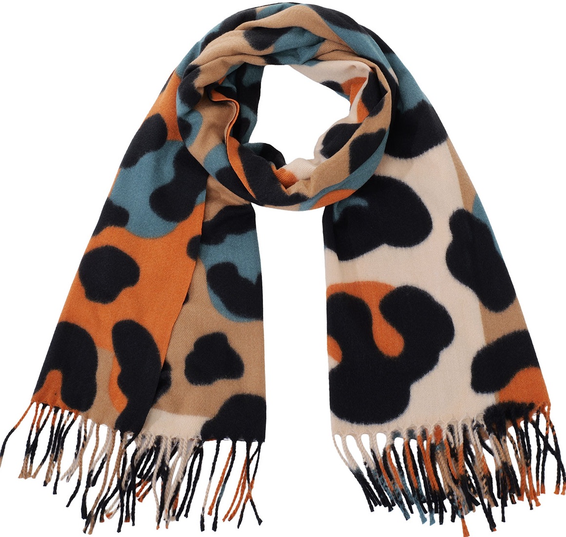 Y-C6.5 SCARF405-752-2 Soft Scarf Leopard 180x70cm