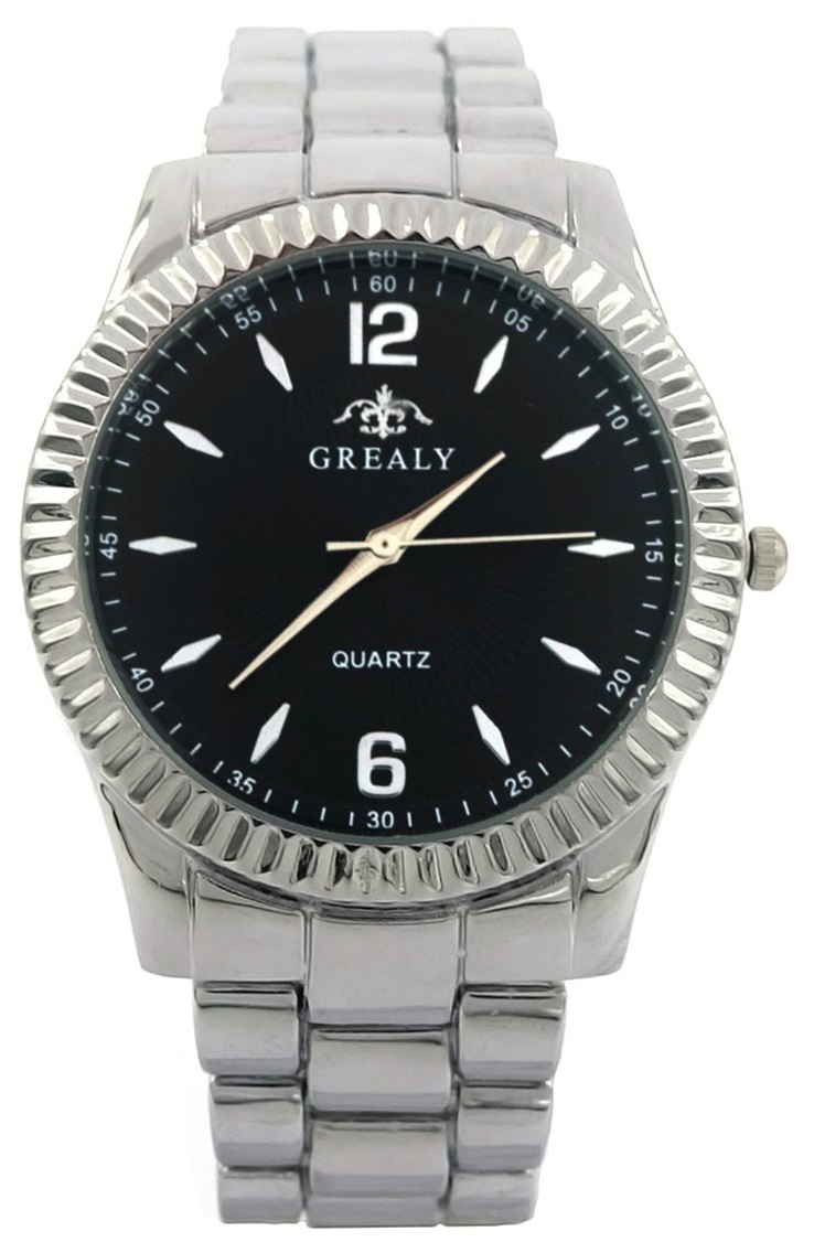 A-E18.2 W631-009S Quartz Watch with Metal Bracelet 40mm Silver