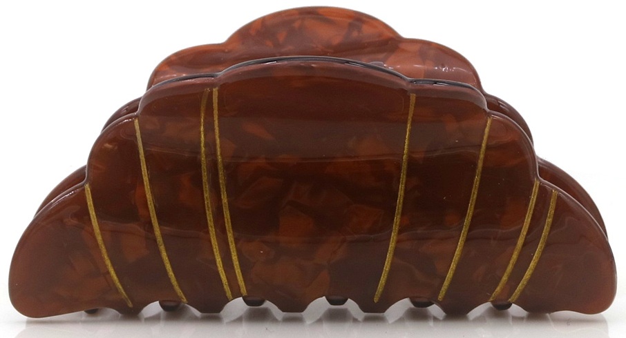 S-I7.2 H1126-019 Hair Claw 8cm Croissant