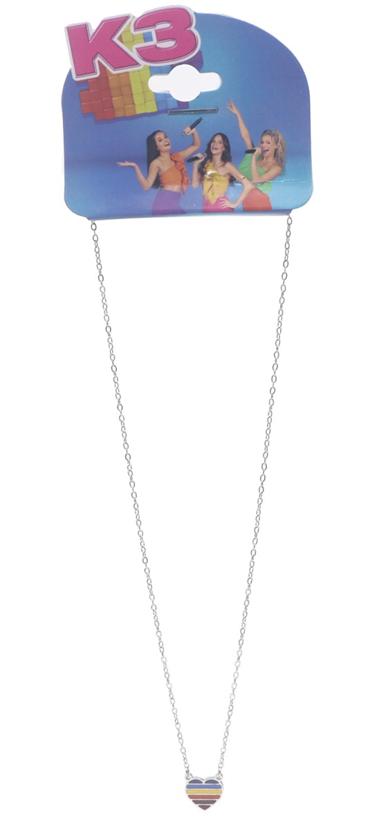D-A4.5 K3-RBN005 S. Steel Necklace Heart