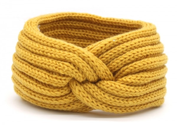 I-D8.2 H401-001J Knitted Headband Yellow