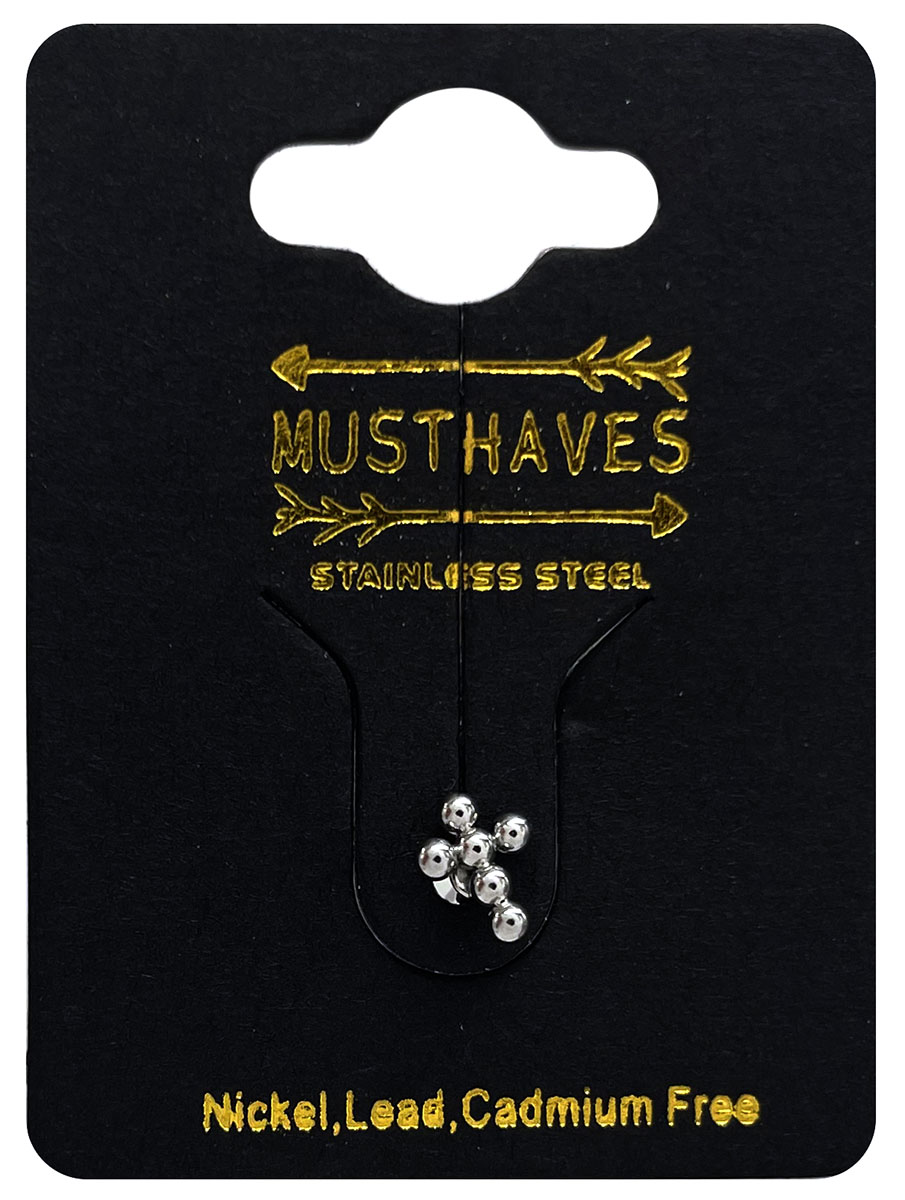 C-B6.4  E620-008S S. Steel 316L Ear Piercing 6mm C-B6.4  E620-008S S. Steel 316L Ear Piercing 6mm