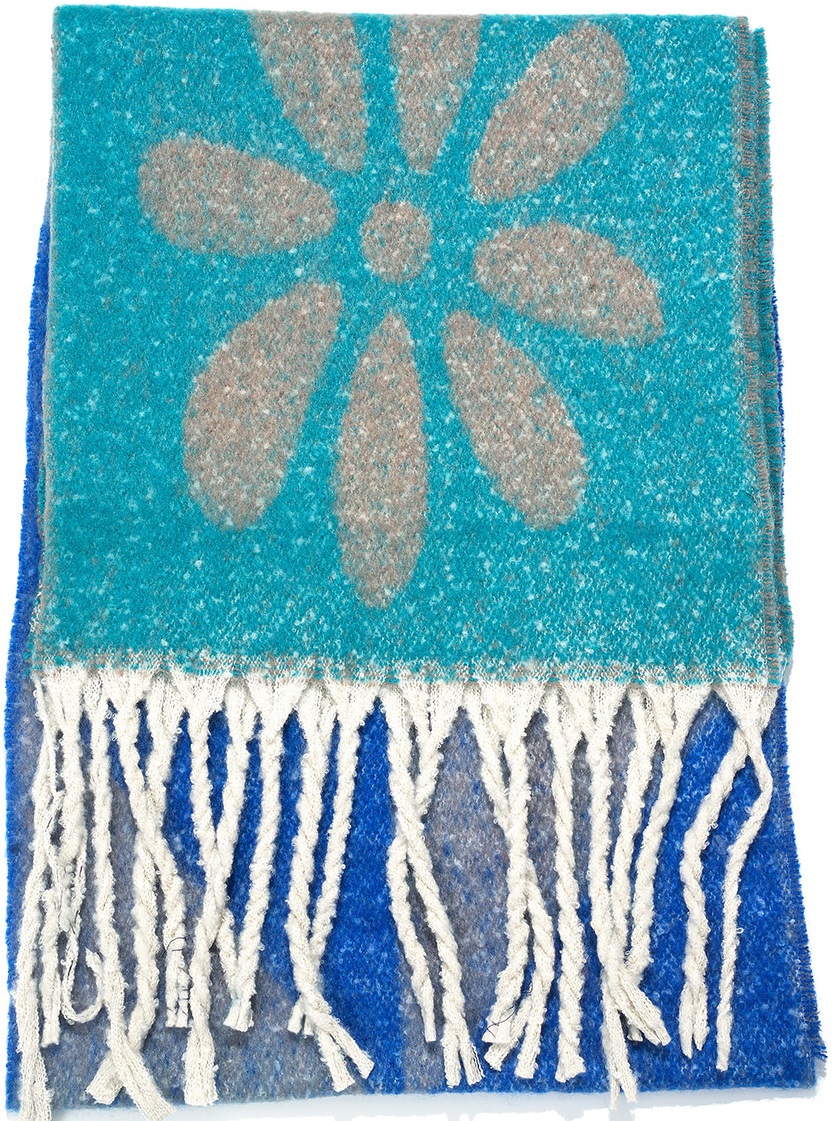K-C3.2 SCARF705-234-1 Winter Scarf Flower 190x40cm