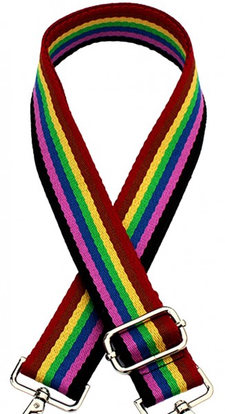 S-H5.3 BS003-002 Bag Strap 4cm Rainbow S-H5.3 BS003-002 Bag Strap 4cm Rainbow