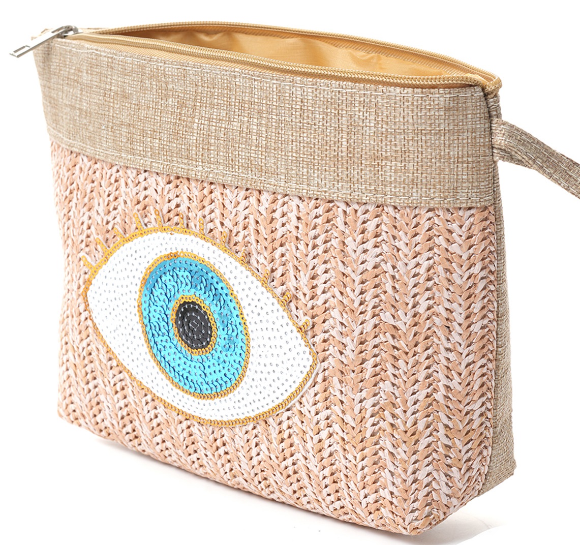 X-B4.1 BAG907-004-2 Make Up Bag Sequins 28x13x8cm