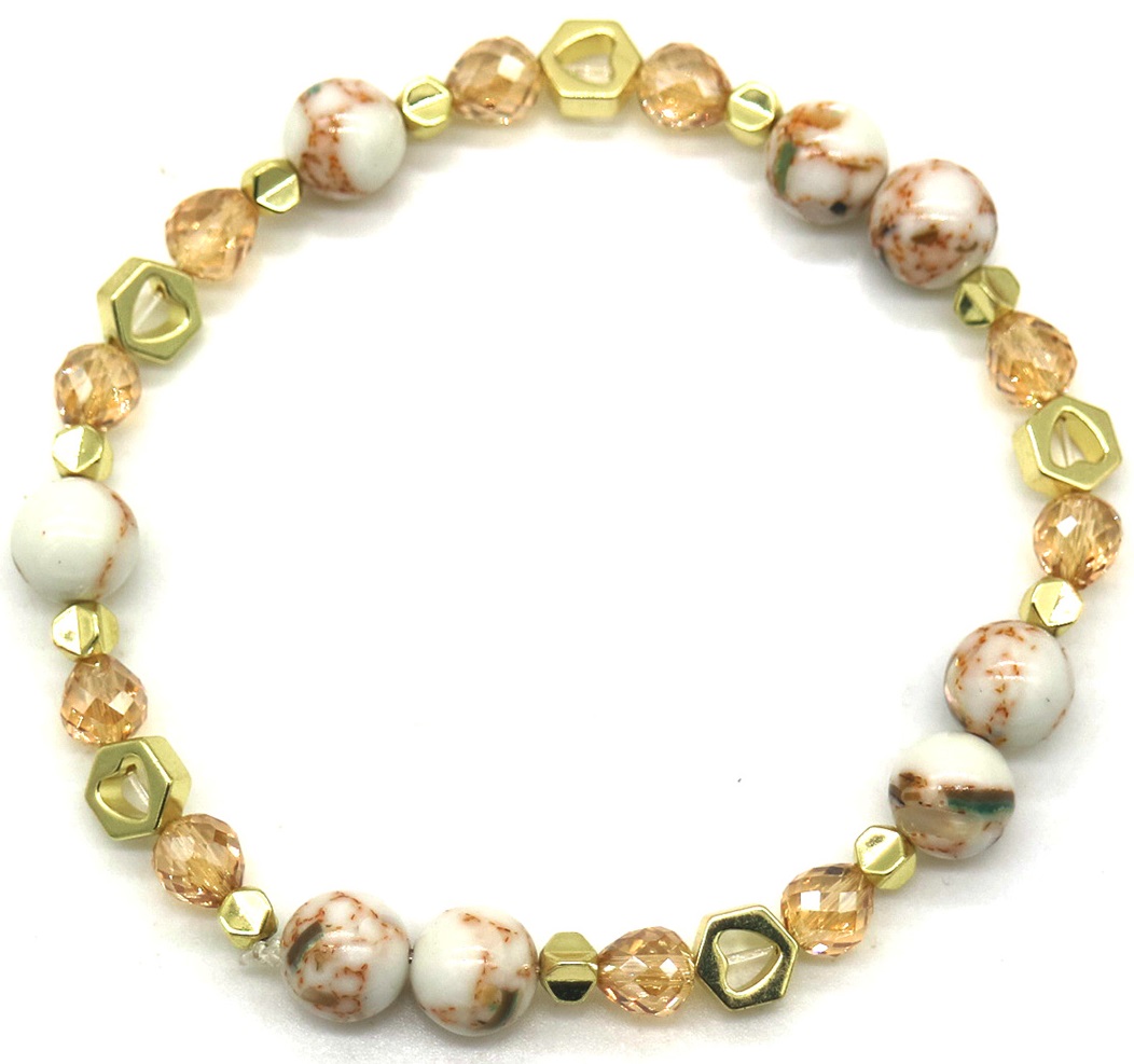 C-A10.2 B2374-118-4 Elastic Bracelet Brown 