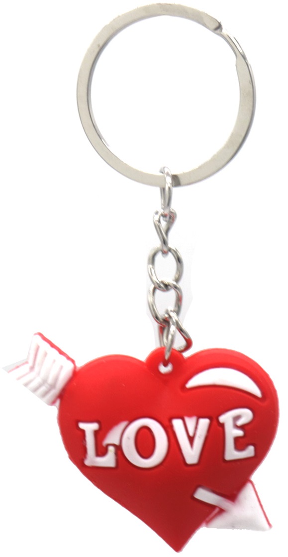 B-D14.1 KY940-002 Keychains Heart 12pcs