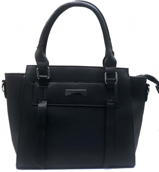 R-M6.2 BAG732-002 No. 1 PU Bag 33x22x10cm Black