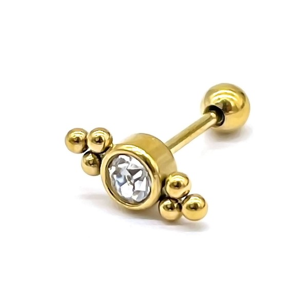 D-E7.2 E620-010G S. Steel 316L Ear Piercing 8mm D-E7.2 E620-010G S. Steel 316L Ear Piercing 8mm