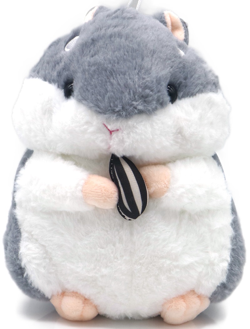 Y-E4.4 TOY944-002 Plush Hamester 22cm - Mixed Designs - 1pc
