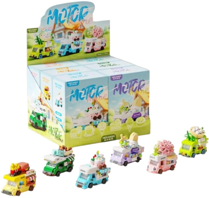 L-D6.1 S47 Building Blocks Motor Home - 6pcs in Display