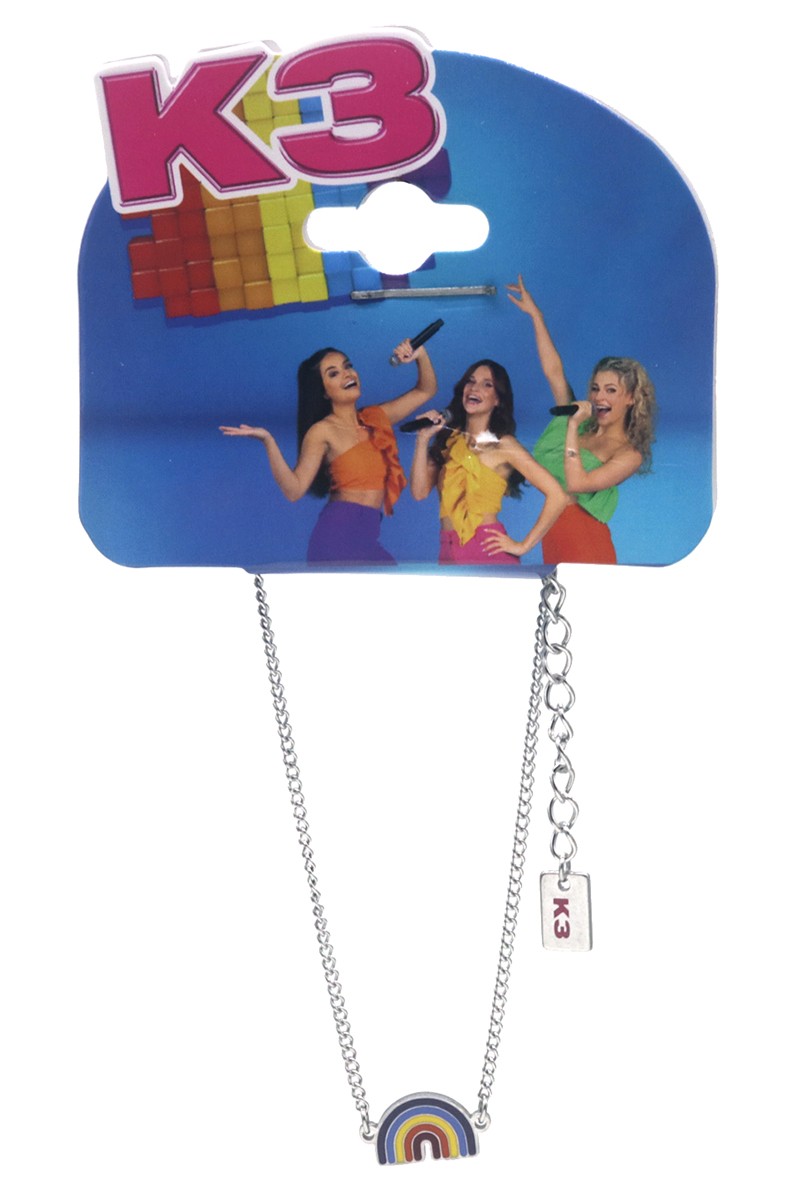 K3-RBB008 S. Steel Bracelet Rainbow