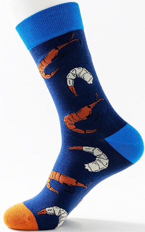 S-J5.3 SOCKS2438-044 Pair of Socks Size 38-45 Shrimp