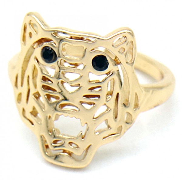 G-E5.5 R532-010G Adjustable Ring Tiger Gold