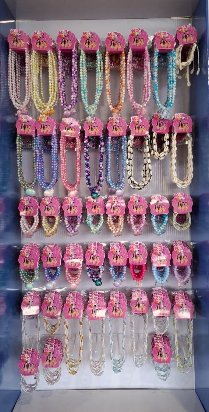 K3 Display Set Zeesterren Serie incl 43x12st Sieraden 180x100cm