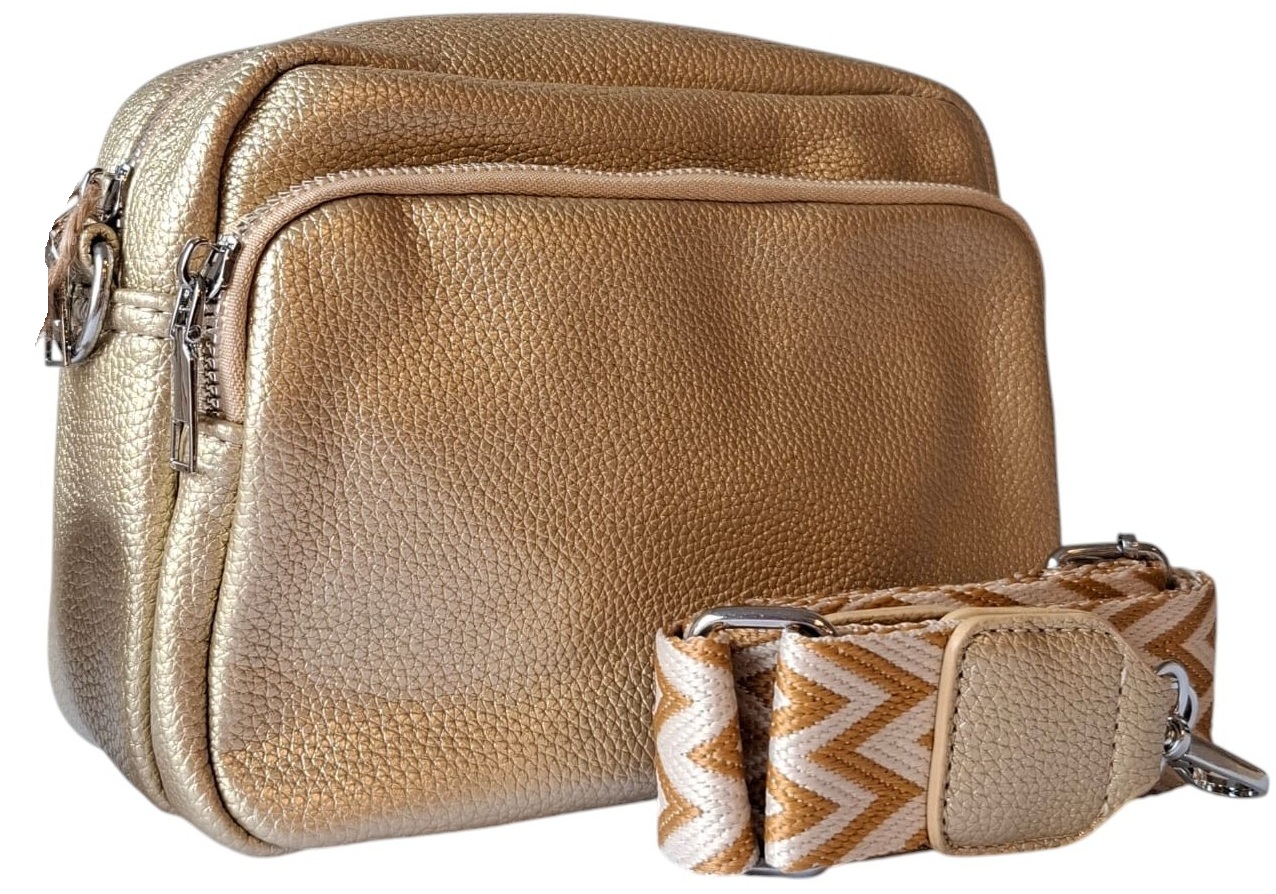 R-K2.2 BAG914-004-5 PU Bag 22x14x7cm Gold