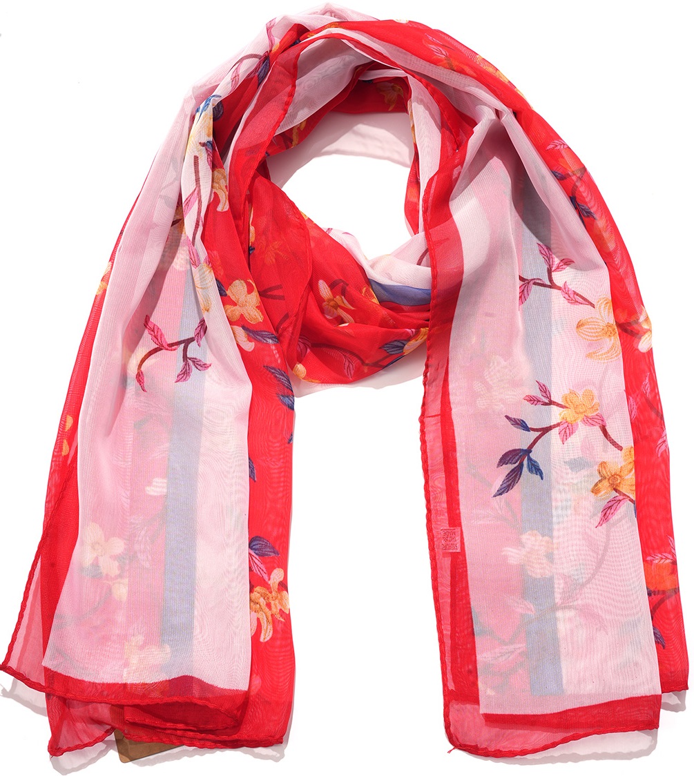 H-A1.1 SCARF2480-004-4 Summer Scarf Extra Thin 150x50cm