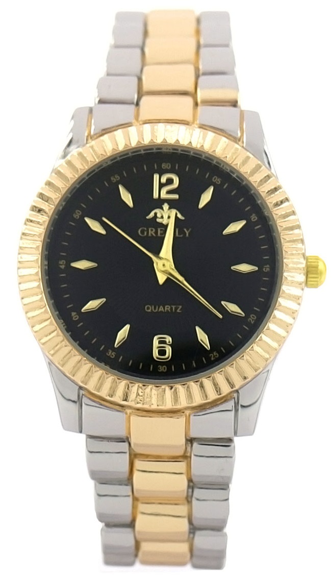 A-C20.2 W631-009SG Quartz Watch with Metal Bracelet 30mm Silver - Gold