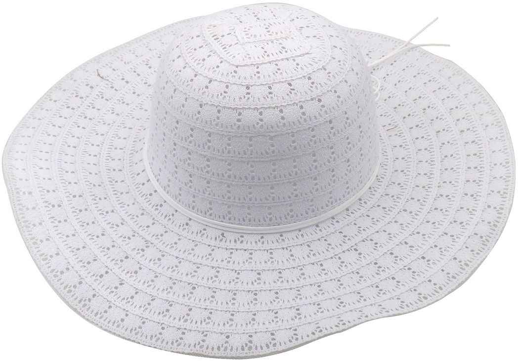 K-B7.2  HAT1101-007-1 Summer Hat White