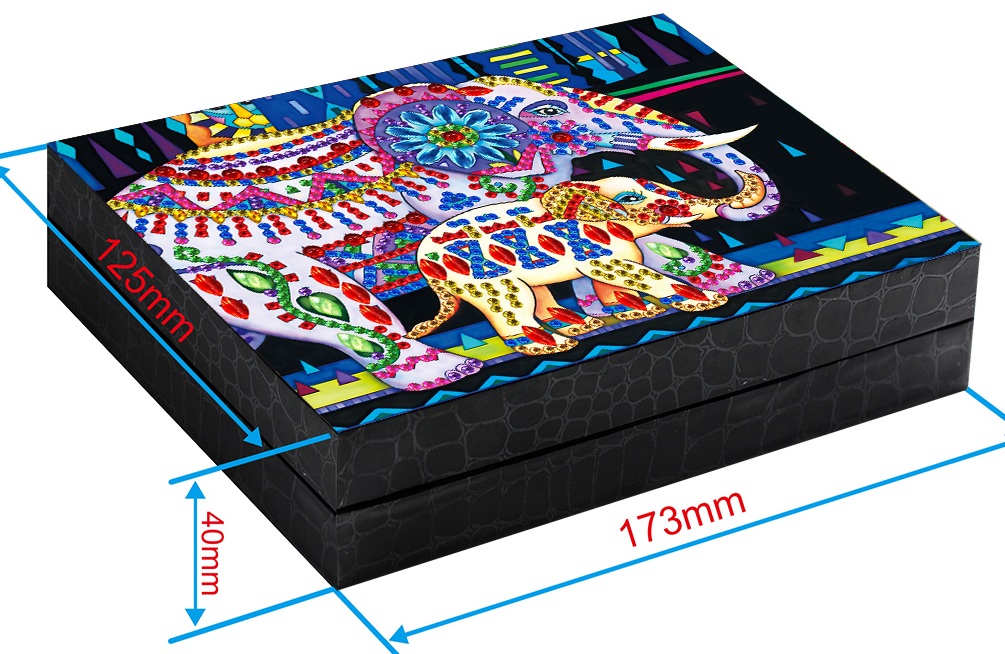 L-A8.1 SSH09 Diamond Painting Jewelry Box 17.3x12.5x4cm