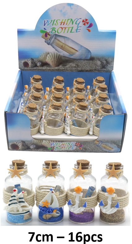 Q-C3.1 C953-001 Wishing Bottle 7cm - 16pcs