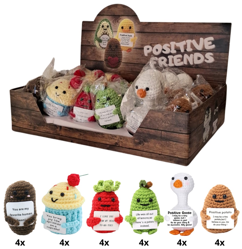 Q-C6.1  Positive Friends in Display - 24pcs