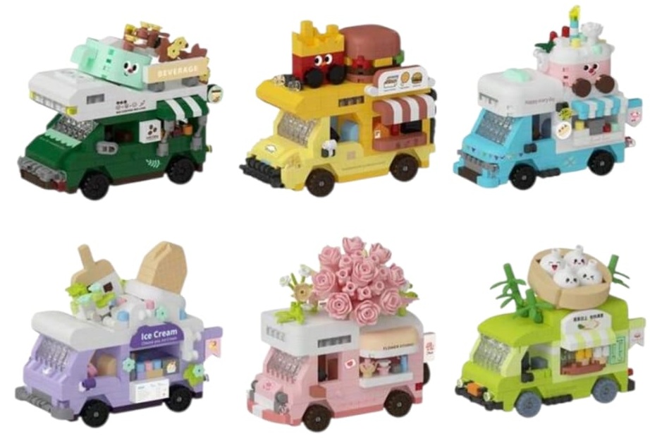 L-D6.1 S47 Building Blocks Motor Home - 6pcs in Display