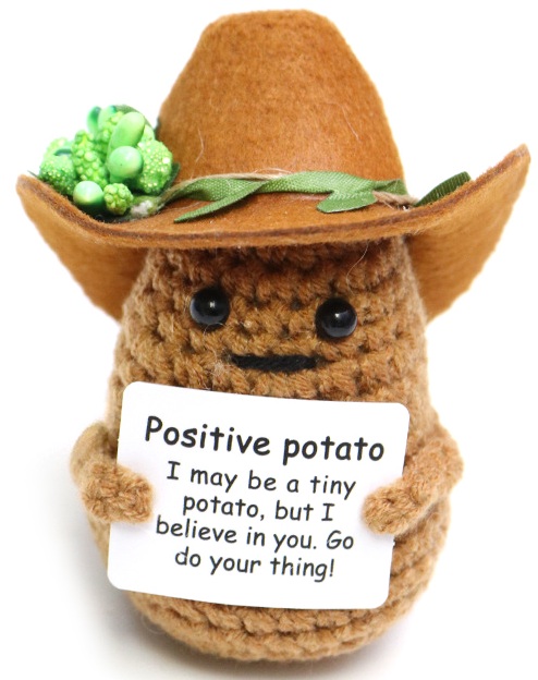 R-M8.2 T2405-441 Knitted Positive Potato Cowboy 9cm