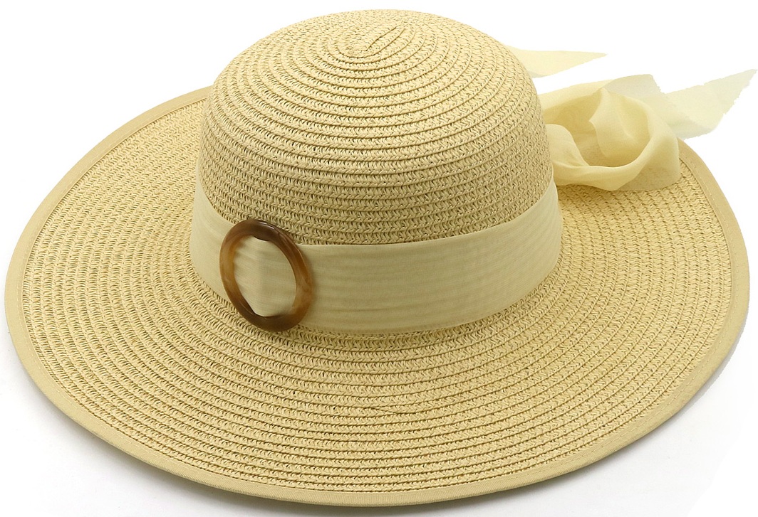 Y-E4.4 HAT1101-003-2 Summer Hat Beige