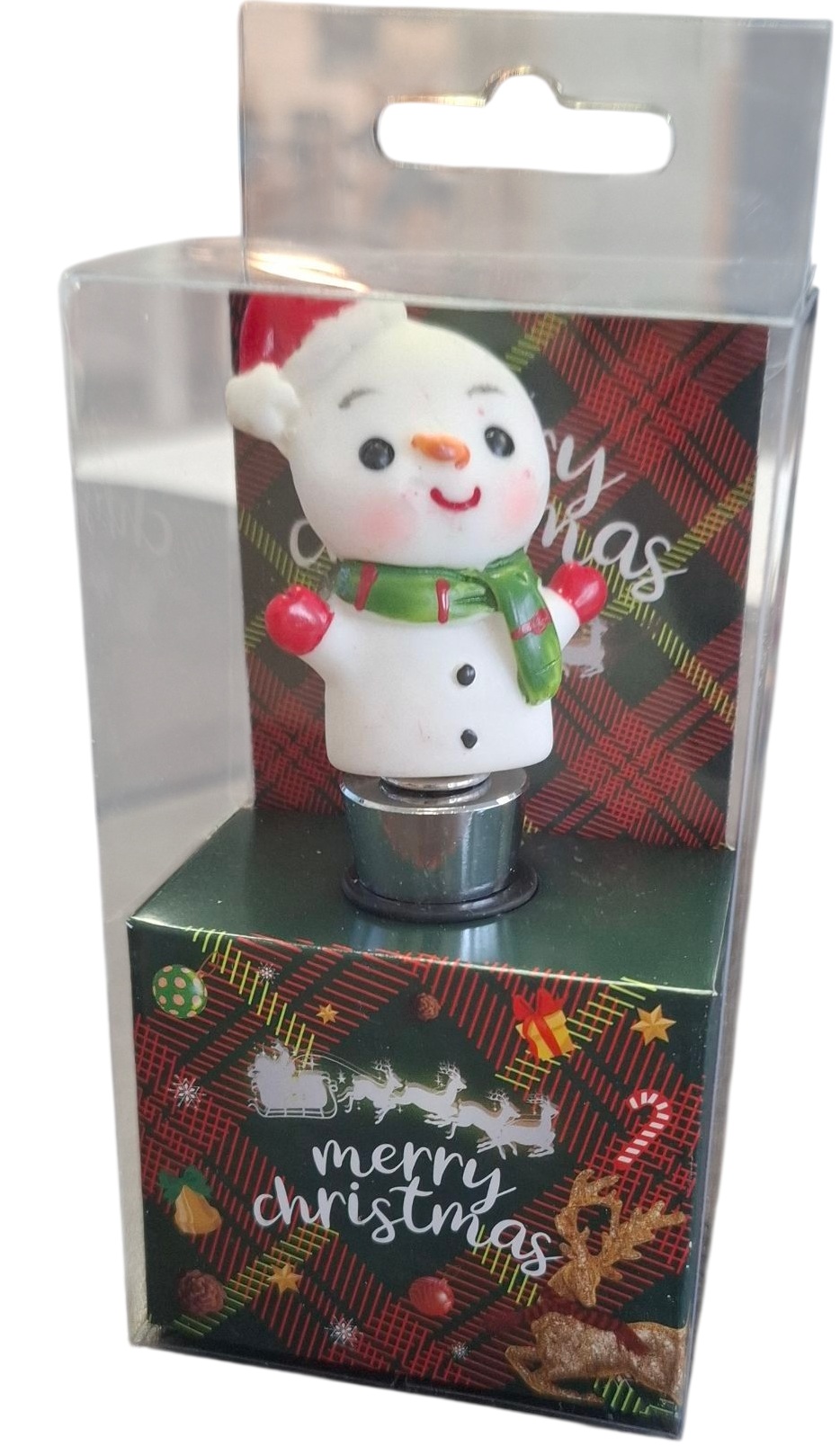 X-M10.2 6794-1 Wine Stopper Christmas in Gift Box