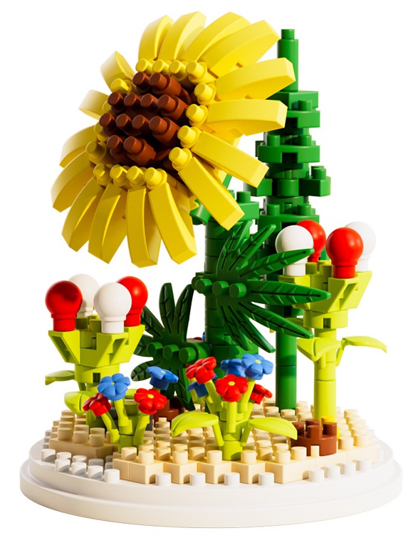 R-E3.1  T2381-008 Mini Building Blocks Flower 10x7cm R-E3.1  T2381-008 Mini Building Blocks Flower 10x7cm