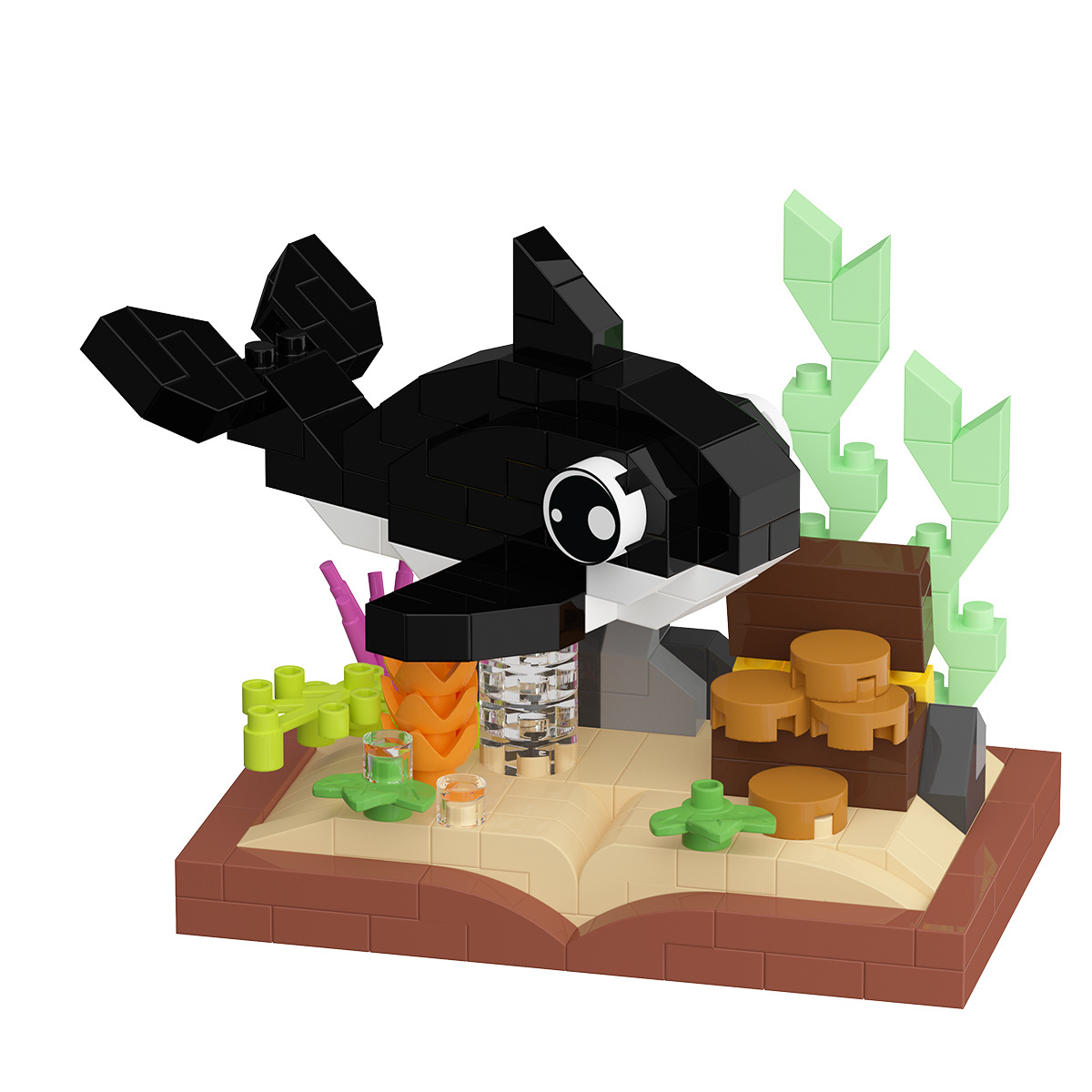 Q-F7.2 S33 Mini Building Blocks Ocean- 6pcs