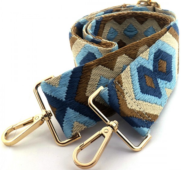 H-C22.1  BSJ003-004 Blue Bag Strap 5cm